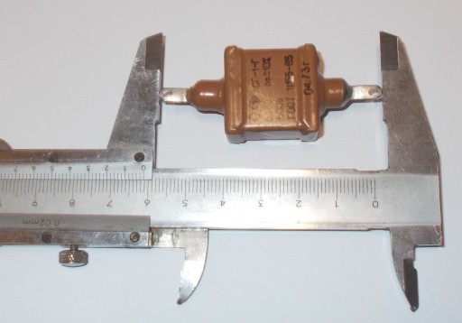KONDENZÁTOR Silver Mica KSG-1 _ 10nF 0,01uF 500V