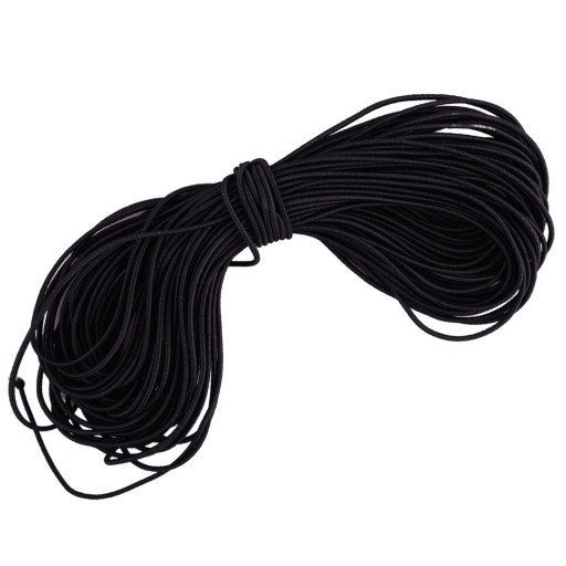 Elastická manžeta bundy LUX 2mm ČIERNA 20m 2074