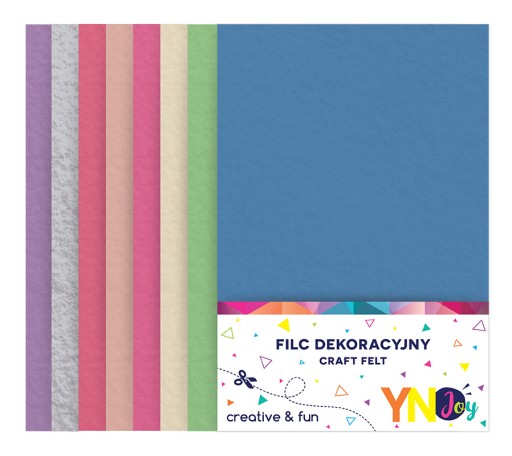 Ozdobná plsť INTERDRUK YNJ NOSTER MIX PASTEL