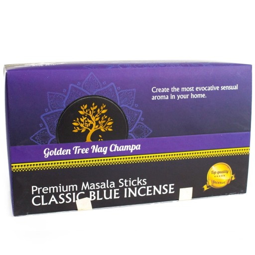 Vonné tyčinky Golden Tree Nag Champa - modré