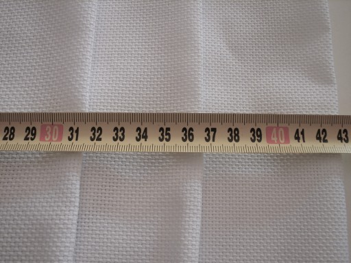 AIDA CT18 plátno, BIELA farba, 72o/10 cm, šírka 75 cm