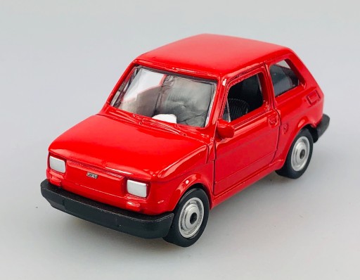 WELLY FIAT 126P RED 1:60 NOVÝ KOVOVÝ MODEL