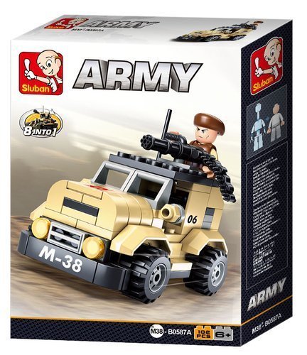 Sluban Army blokuje vojenské auto M38-B0587A