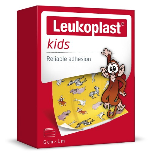 Leukoplast KIDS omietka s obkladom 6cm x 1m