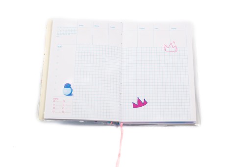 DEKORATÍVNY ZÁPISNÍK DIÁR Unicorn Rôzne vzory