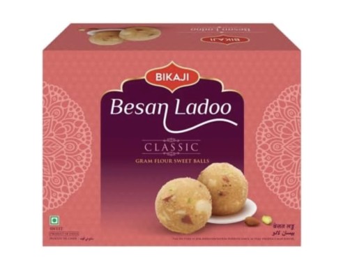 Bikaji Besan Ladoo Klasický tradičný indický sladký snack 400g