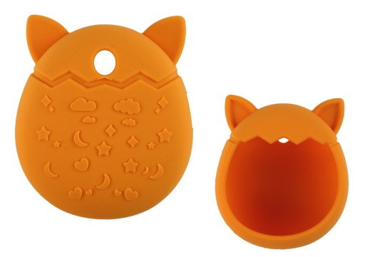 Tamagotchi Case Orange Silikónové puzdro