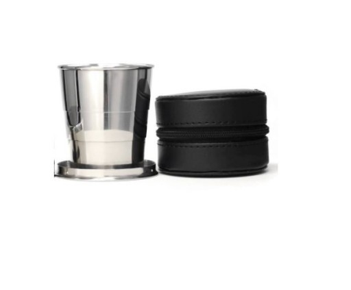 SKLADACIE TELESKOPICKÉ SKLO S OBJEMOM Púzdra 70 ml