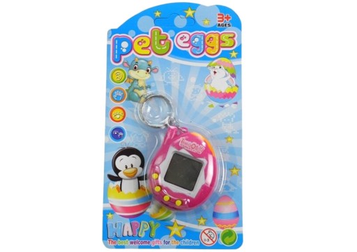 ELEKTRONICKÁ HRA NA ZVIERATKO TAMAGOTCHI RUŽOVÁ