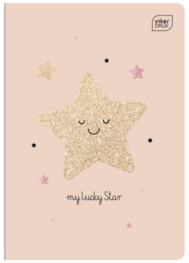 Zápisník A5/32 Mriežka 70g Glitter Interprint