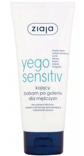 ZIAJA YEGO SENSITIV UKLIDŇUJÚCI BALZAM PO HOLENÍ MUŽI