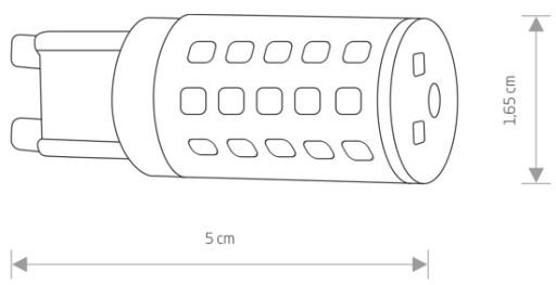 NOWODVORSKI 7504 G9 LED ŽIAROVKA 4W 4000K