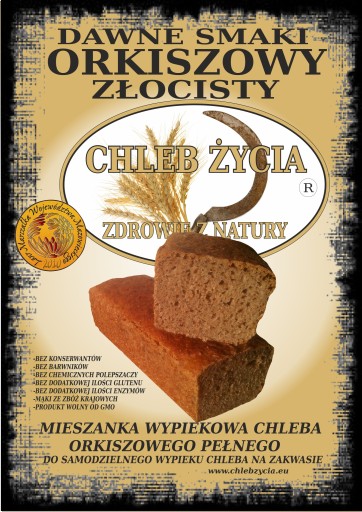 ZMES NA PEČENIE CHLEBA ŽIVOTA PALUDOVÁ ZLATÁ 1,00 kg