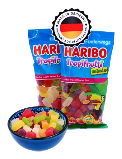 HARIBO MINI Tropické ovocné želé 75g DE