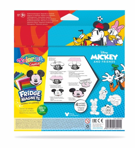 Magnety na chladničku Colorino Disney Mickey Mouse