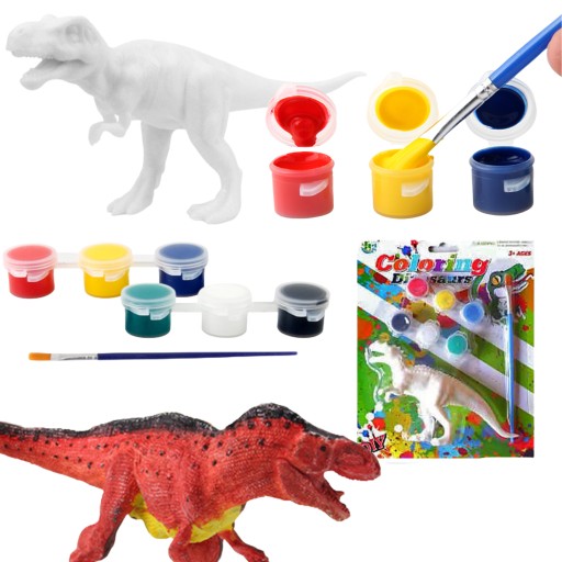 KREATÍVNA SÚPRAVA NA MAĽOVANIE POSTAVIEK DINOSAUROV