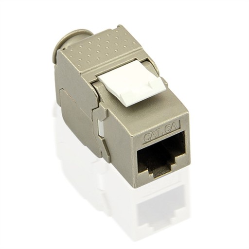 Keystone modul Cat.6A, RJ-45, tienený, SLIM