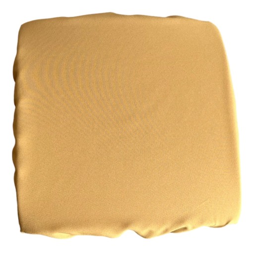 Štvorcový vankúš na taburetku 30x30 HORČICA