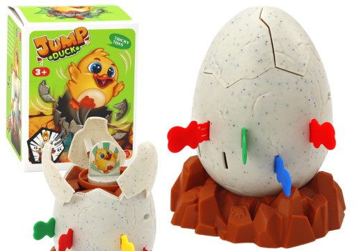 Interaktívna hra Pop-Up tyčinky s kuracím vajcom
