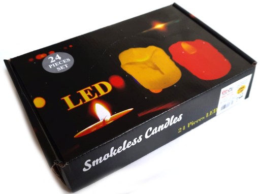 LED sviečka s odkvapkávačom, vložka do lampy, batérie sú súčasťou balenia