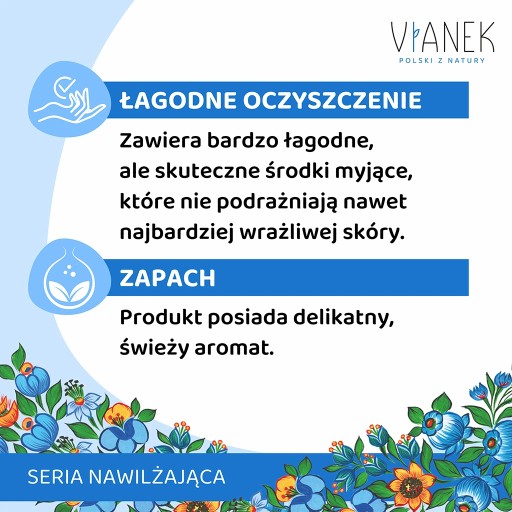 VIANEK Hydratačný sprchový gél