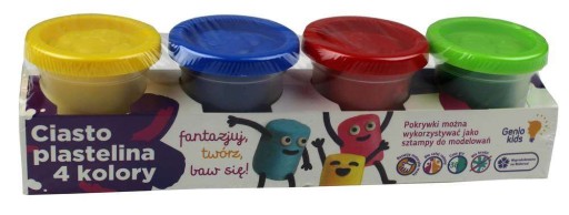 Genio Kids Cesto-plastelínová sada 4 farieb