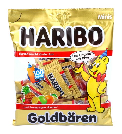 HARIBO MINI Zlaté medvedíky ovocné želé 250 g DE