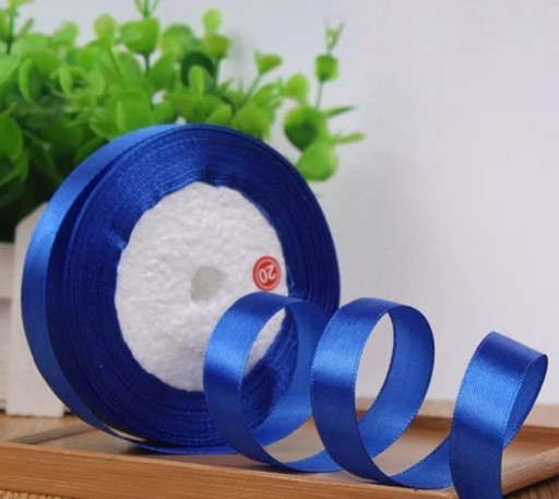 OZDOBNÁ NÁMORNÍCKA SATÉNOVÁ STUHA 22 m / 1 cm