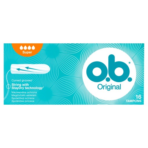 O.B. Originál Super tampóny 1 balenie - 16 ks