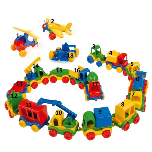 Autíčka Wader Kid Cars - 60 000