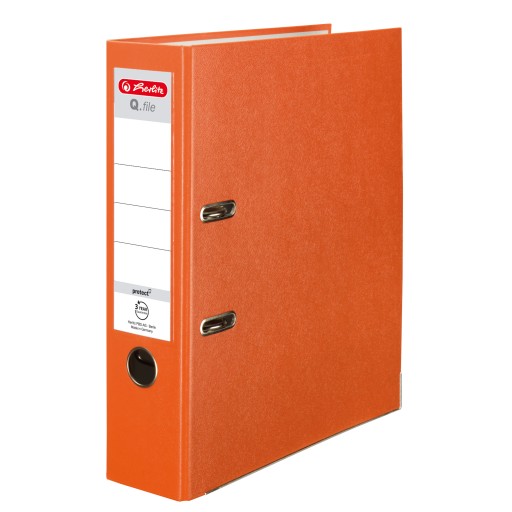HERLITZ Zakladač Q.FILE A4 8CM ŠIROKÝ ORANŽ