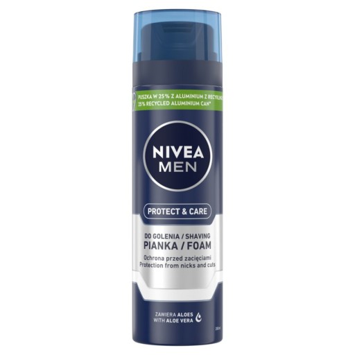 Nivea Men Protect & Care hydratačná pena na holenie 200 ml