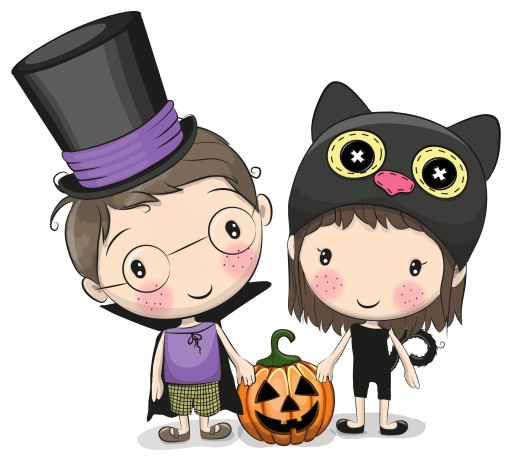 NÁLEPKA NA OKNO NÁBYTOK ZRKADLO DETSKÉ HALLOWEEN