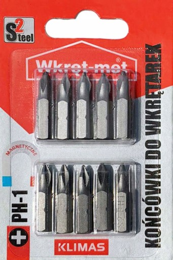 HROTY SKRUTKOVAČA BIT PH1 25MM 10 KS kríž