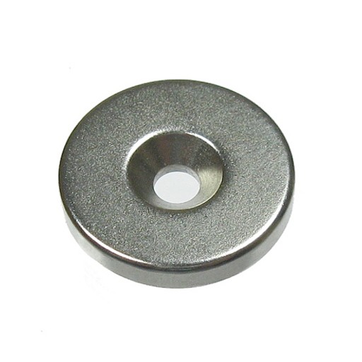 NEODYMOVÝ MAGNET 18x7 / 3,5x3 mm N42 S OTVOROM NA SKRUTKU