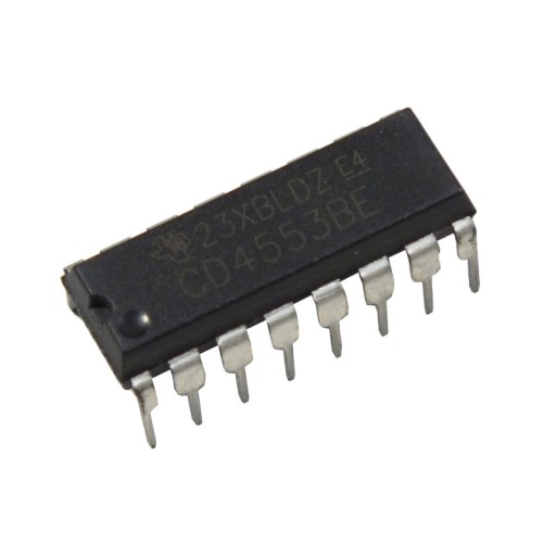 CD4553BE 3-miestne počítadlo BCD CD4553 DIP16