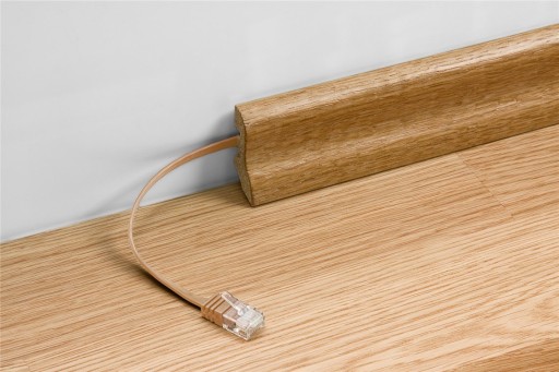 CAT6 U/UTP plochý sieťový kábel, modrý 1,5 m