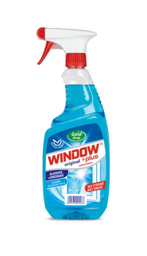 Čistič okien Gold Drop Window 750 ml citrón