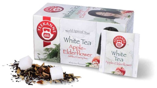 Teekanne expresný biely čaj WHITE TEA Jablko Čierna baza 20TB
