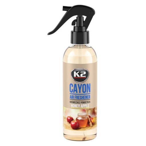 K2 Profesionálny osviežovač vzduchu do auta CAYON HONEY APPLE 250ml