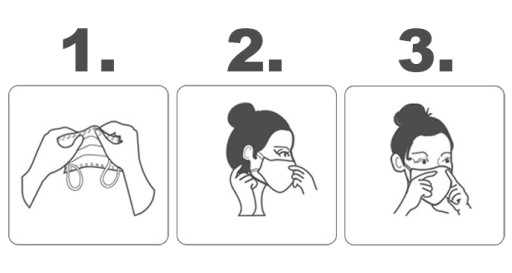 5X MASKA OCHRANNÁ MASKA, 3-VRSTVOVÁ, JEDNORAZOVÁ