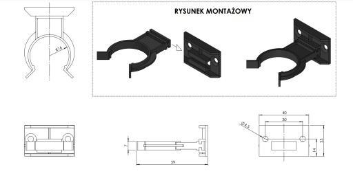 SVORKA NA PODSTAVEC NOHY MULTILEG MULTI NEG 450