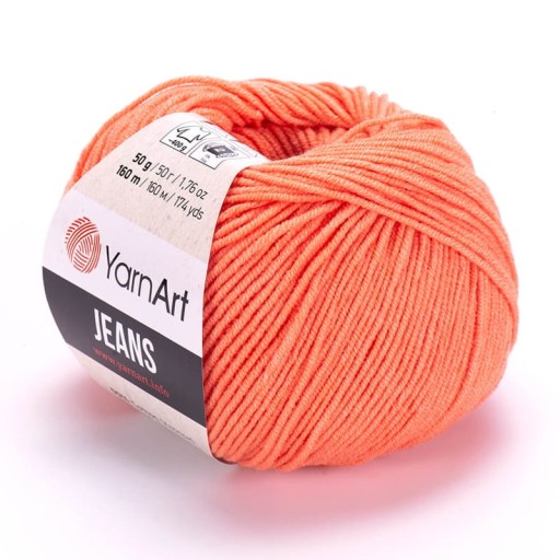 YARNART JEANS priadza 23 oranžová