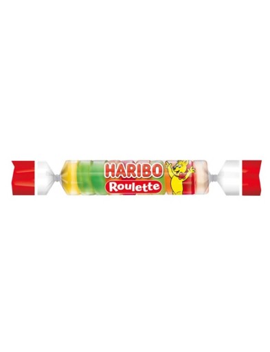 Jelly Drops Fruit Rings Haribo Ruleta Fruchtgummi 25 g