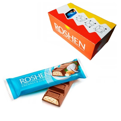 Roshen kokosová tyčinka s mliečnou čokoládou 29 g