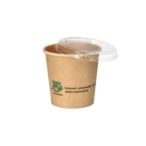 Jednorazové papierové nádobky na dip omáčku 90ml 50