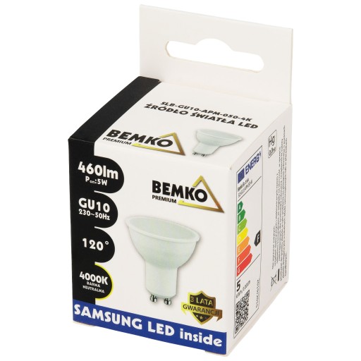 GU10 LED žiarovka 5W neutrálna farba 4000K SAMSUNG*