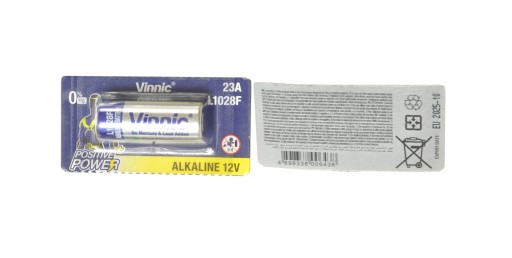 BATÉRIA VINNIC 23A L1028F BRÁNA DIAĽK. PRIESTOR