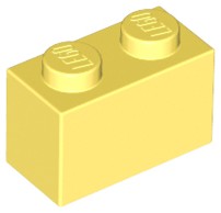 LEGO 3004 BRICK 1x2 svetložltá NOVINKA (12g) 16 ks