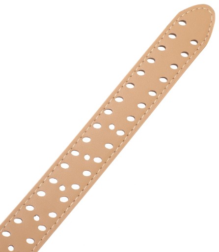 Módny dámsky opasok z ekokože s matným povrchom, 115/3 cm